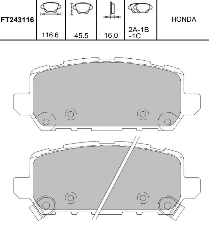 Brake Pad Set, disc brake